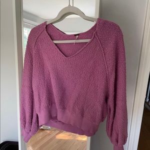 Free People Cropped  sweater